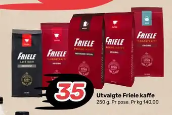 Coop Marked Utvalgte friele kaffe tilbud