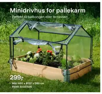 Felleskjøpet Minidrivhus for pallekarm tilbud