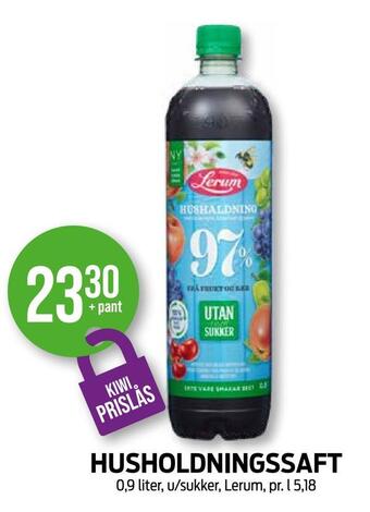 Kiwi Husholdningssaft tilbud