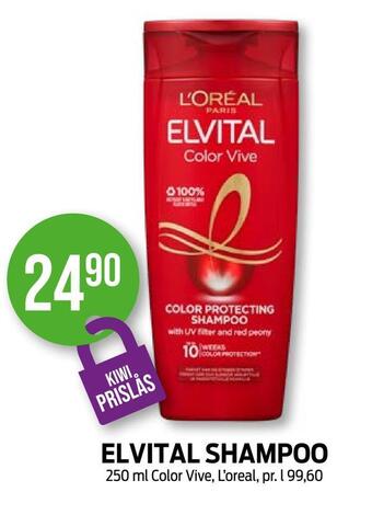 Kiwi Elvital shampoo tilbud