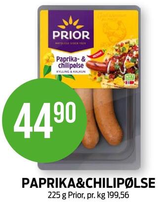 Kiwi Paprika & chilipølse tilbud
