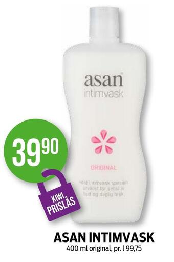 Kiwi Asan intimvask tilbud