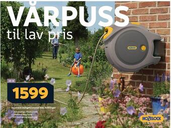 Megaflis Hozelock slangetrommel inkl. koblinger tilbud