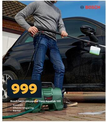 Megaflis Bosch høytrykksspyler easy aquatak 120 tilbud