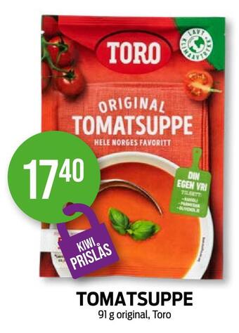 Kiwi Tomatsuppe tilbud