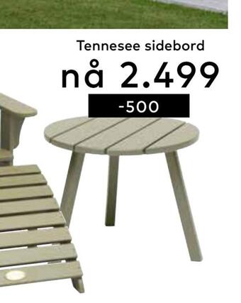 Skeidar Tennesee sidebord tilbud