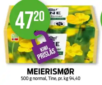 Kiwi Tine smør tilbud