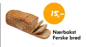 Havaristen Nærbakst ferske brød tilbud