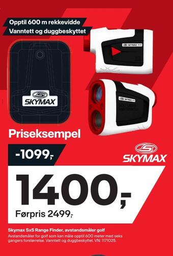 XXL Sport Skymax sx5 range finder, avstandsmåler golf tilbud