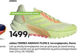 XXL Sport Adidas terrex agravic flow 2, terrengløpesko, dame tilbud