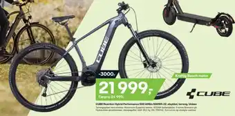 XXL Sport Cube reaction hybrid performance 500 65nm 500wh 22, elsykkel, terreng, unisex tilbud