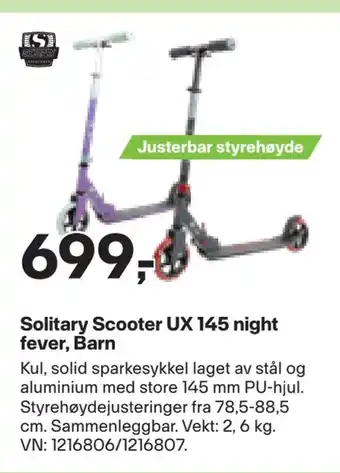 XXL Sport Solitary scooter ux 145 night fever, barn tilbud