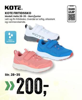Sport Outlet Kote fritidssko tilbud