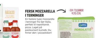 Meny Fersk Mozzarella I Terninger tilbud