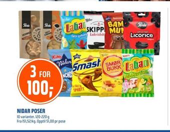Coop Obs Nidar poser tilbud