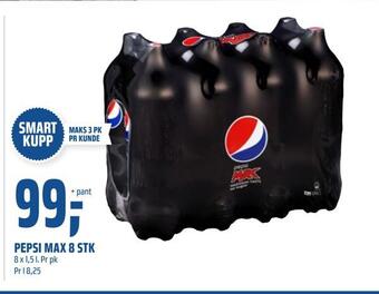 Coop Obs Pepsi max 8 stk tilbud