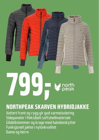 Coop Obs Northpeak skarven hybridjakke tilbud