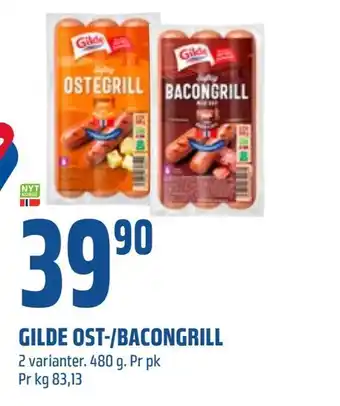 Coop Obs Gilde ost-/bacongrill tilbud