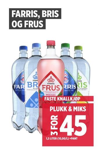 Jacobs Farris, bris og frus tilbud