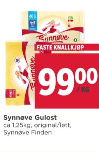 Meny Synnøve finden revet ost tilbud