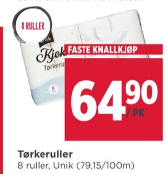 Meny Unik tørkerull tilbud