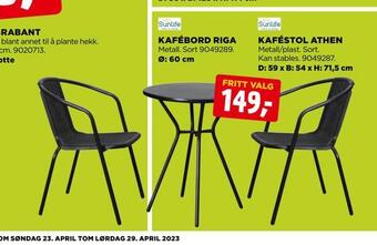 jem & fix Kaféstol athen tilbud