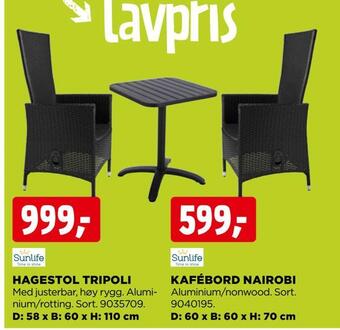 jem & fix Hagestol tripoli tilbud