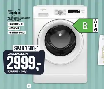 Skousen Whirlpool vaskemaskin ffs7458wee tilbud