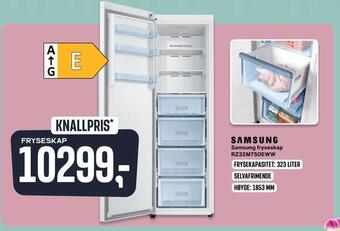 Skousen Samsung fryseskap rz32m750eww tilbud