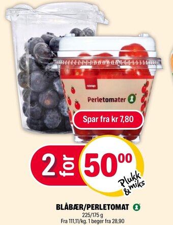 Coop Extra BLÅBÆR/PERLETOMAT tilbud