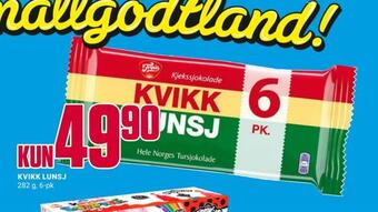 Europris Kvikk lunsj tilbud