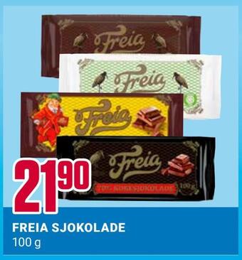 Europris Freia sjokolade tilbud