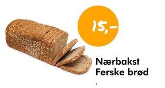 Havaristen Nærbakst ferske brød tilbud