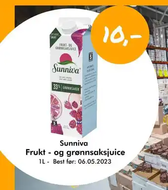 Havaristen Frukt og grønnsaksjuice tilbud