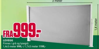 Europris Ukjent levegg tilbud