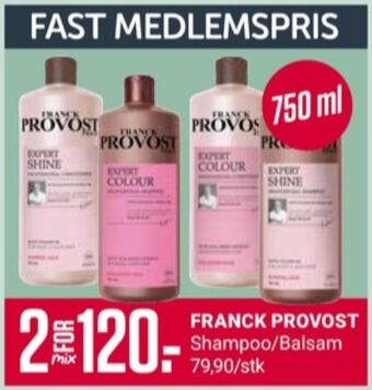 Europris Franck provost shampoo tilbud