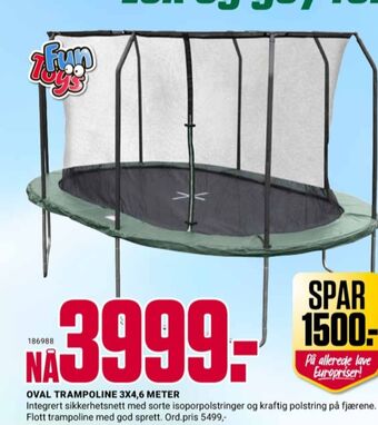 Europris Ukjent trampoline tilbud