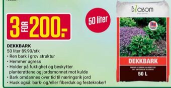 Europris Blossom dekkbark tilbud