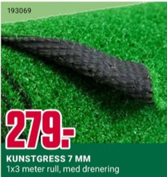 Europris Work kunstgress tilbud
