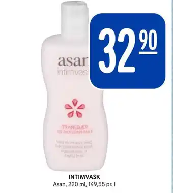 Rema 1000 INTIMVASK Asan, 220 ml, 149,55 pr. 1 tilbud