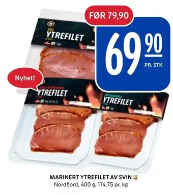Rema 1000 MARINERT YTREFILET AV SVIN Nordfjord, 400 g tilbud