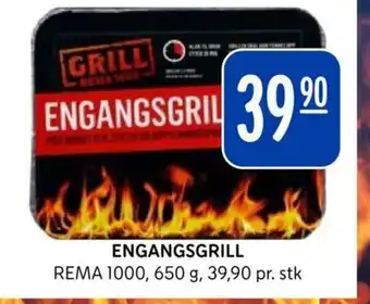 Rema 1000 ENGANGSGRILL Rema 1000 650g tilbud
