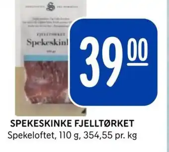 Rema 1000 SPEKESKINKE FJELLTØRKET Spekeloftet, 110 g tilbud