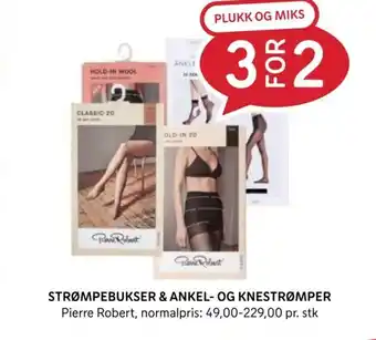 Rema 1000 STRØMPEBUKSER & ANKEL- OG KNESTRØMPER Pierre Robert, normalpris: 49,00-229,00 pr. stk tilbud