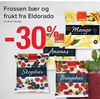 Spar Frossen bær og frukt fra Eldorado tilbud