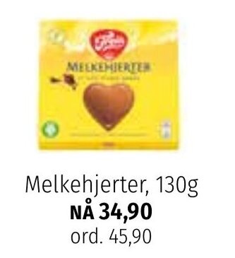 Nille Melkehjerter, 130g tilbud