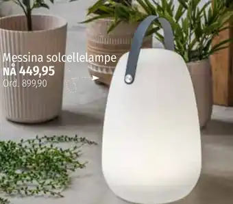 Nille Messina solcellelampe tilbud