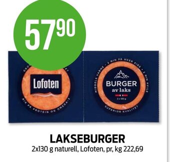 Kiwi LAKSEBURGER tilbud