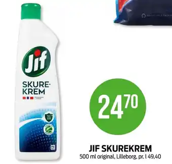 Kiwi JIF SKUREKREM 500 ml original, Lilleborg tilbud