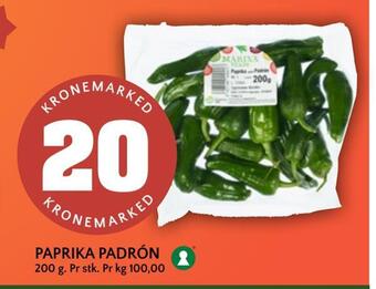 Coop Mega Paprika padrón tilbud